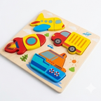 3D Wooden Toddler Matching Puzzles